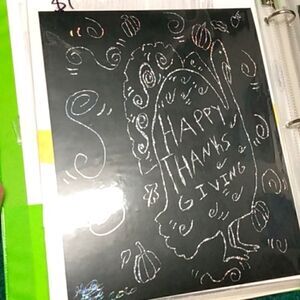 Silver engraven Thanksgiving  